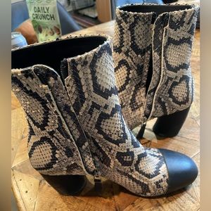 Proenza Schouler snakeskin booties
